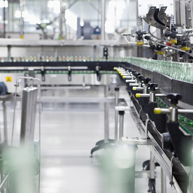 Bottling Plant,Bottled Industry,Manufacturing,   Filling,Blurred motion,Production Floor