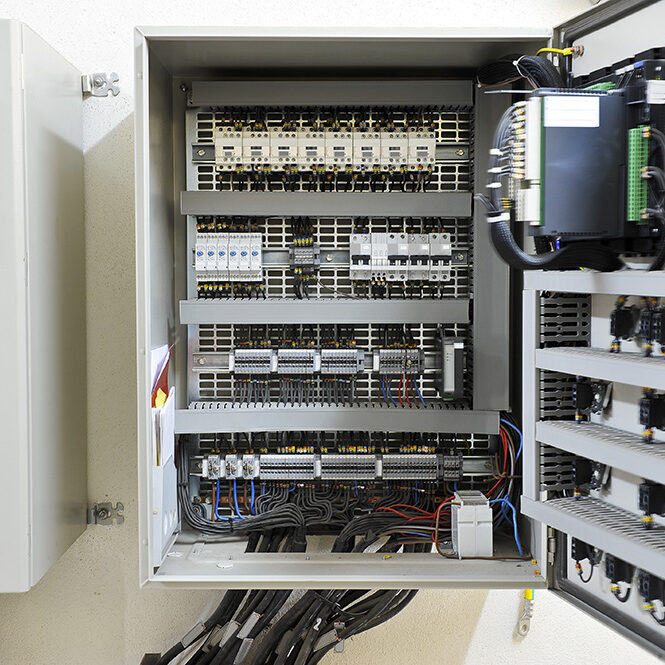 Industrial electrical control panel